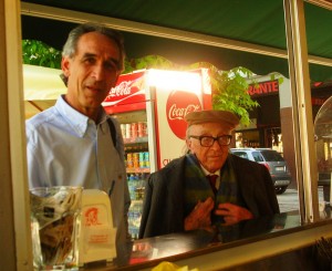 luciano bombarda e boris pahor a ferrara nel 2010