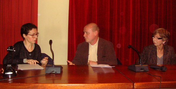 ilaria pavan e il dirigente scolastico degli istituti superiori